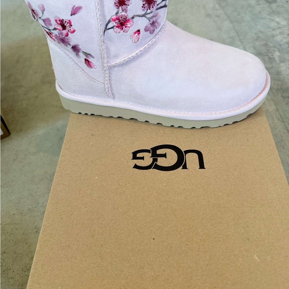 UGG Blossom Pink Mini Classic Boot